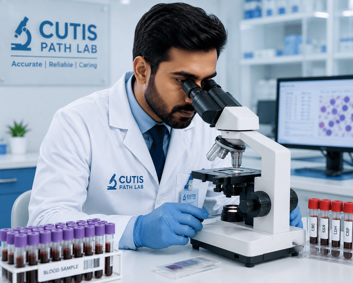 Cutis Path Lab samples and equipment